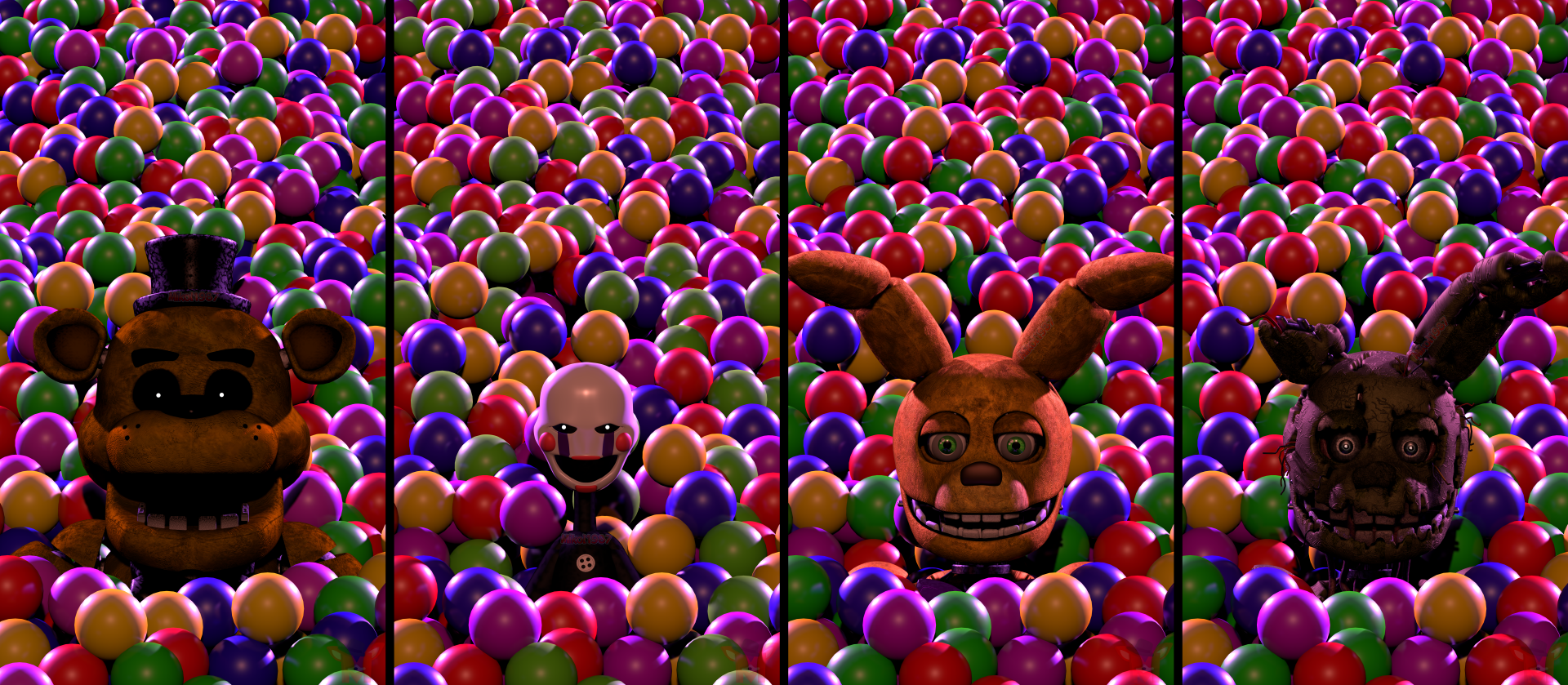 Download Five Nights At Freddy's 3 Five Nights At Freddy's 2 Five Nights At Freddy's 8k Ultra HD Wallpaper by Mikol1987