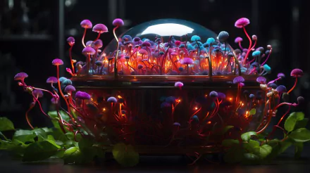  Flowers in a bowl
