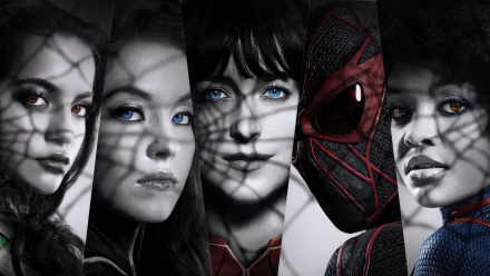 movie Madame Web Dakota Johnson Sydney Sweeney Isabela Merced HD Desktop Wallpaper | Background Image