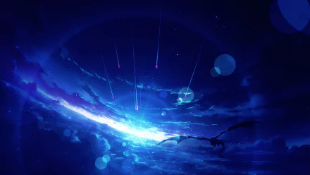 digital sky Stars cloud HD Desktop Wallpaper | Background Image