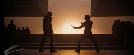  The final fight between Paul Atreides and Feyd-Rautha