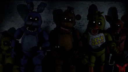 Level one animatronics Five Nights at Freddy's HD Desktop Wallpaper | Background Image