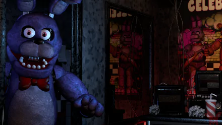 Bonnie (Five Nights at Freddy's) video game Fazbear Entertainment Freddy Fazbear's Pizza Five Nights at Freddy's HD Desktop Wallpaper | Background Image