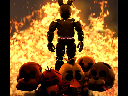 Springtrap (Five Nights at Freddy's) video game Five Nights at Freddy's 3 Five Nights at Freddy's HD Desktop Wallpaper | Background Image