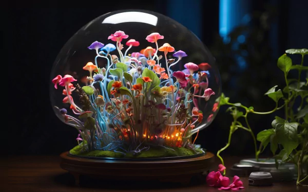  Flowers in a bowl