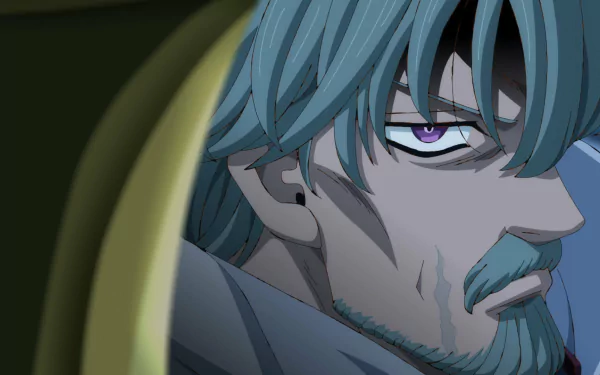 HD desktop wallpaper featuring a close-up of an intense male character from The Seven Deadly Sins: Four Knights of the Apocalypse anime series.
