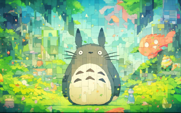  Totoro Mosaic