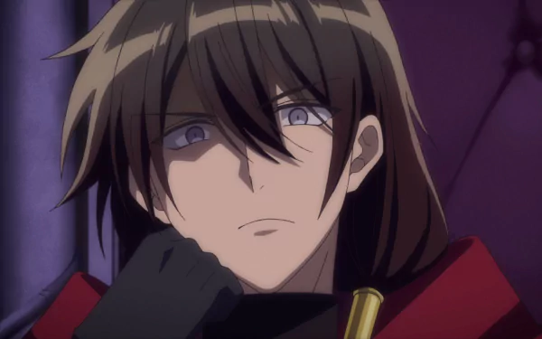 Anime character from 'An Archdemon's Dilemma: How to Love Your Elf Bride' contemplating, HD desktop wallpaper.