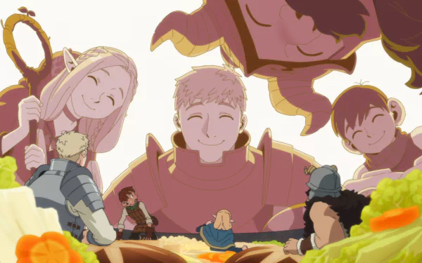 Anime Delicious in Dungeon HD Desktop Wallpaper | Background Image