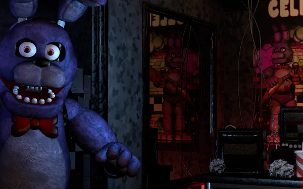 Bonnie (Five Nights at Freddy's) video game Fazbear Entertainment Freddy Fazbear's Pizza Five Nights at Freddy's HD Desktop Wallpaper | Background Image