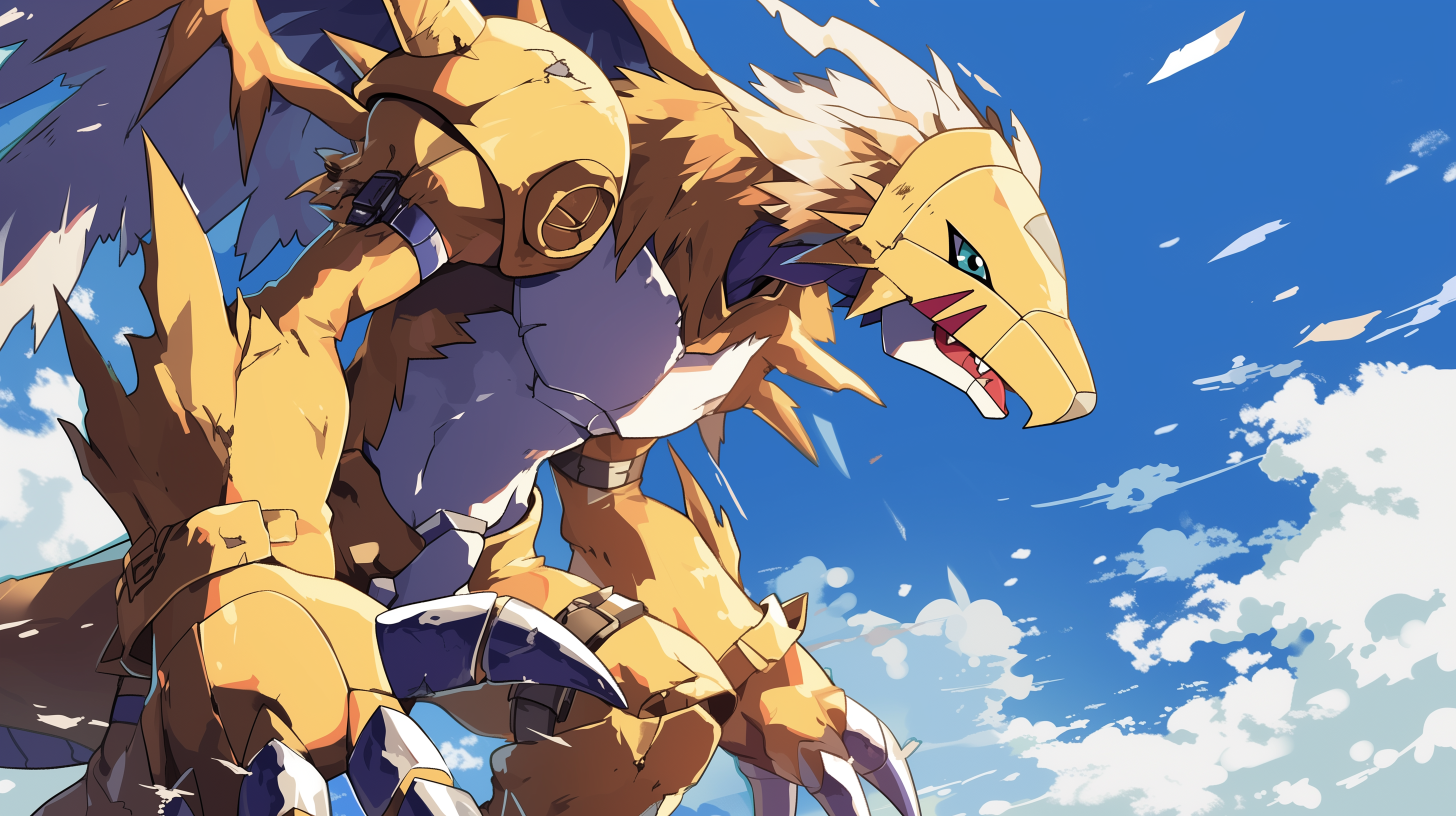 Cartoons Ranamon Digimon Adventure Digimon Renamon Guilmon Hd Wallpapers