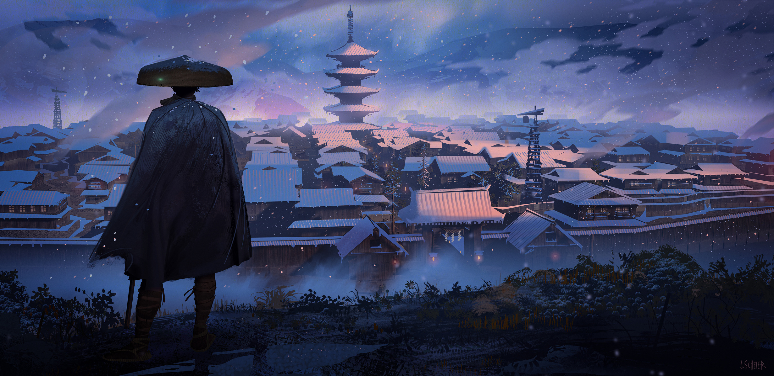 Blue-Eyed Samurai HD Wallpaper