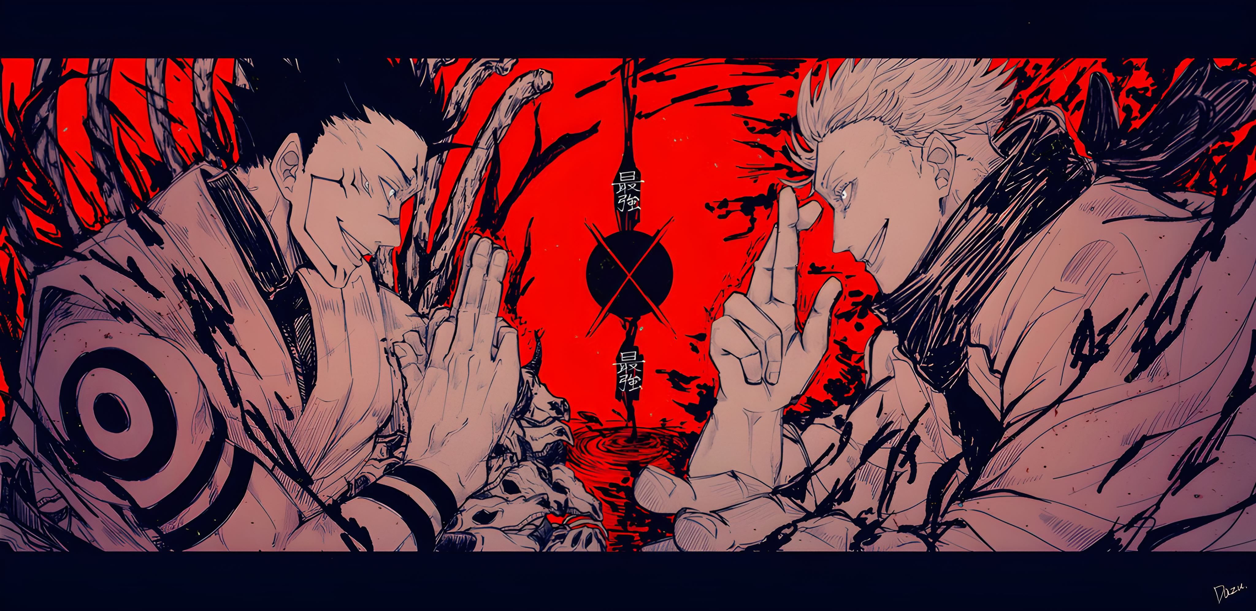 Jujutsu Kaisen Gojo vs Sukuna HD Wallpaper by たす