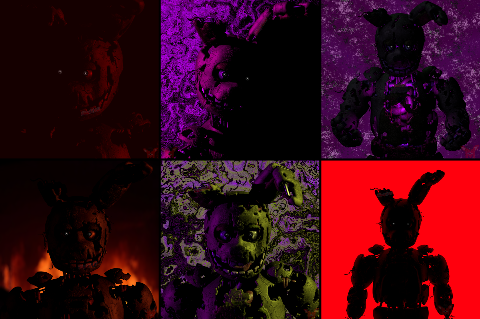 Download Springtrap (Five Nights At Freddy's) Video Game Five Nights At Freddy's 3 Five Nights At Freddy's 8k Ultra HD Wallpaper by Mikol1987