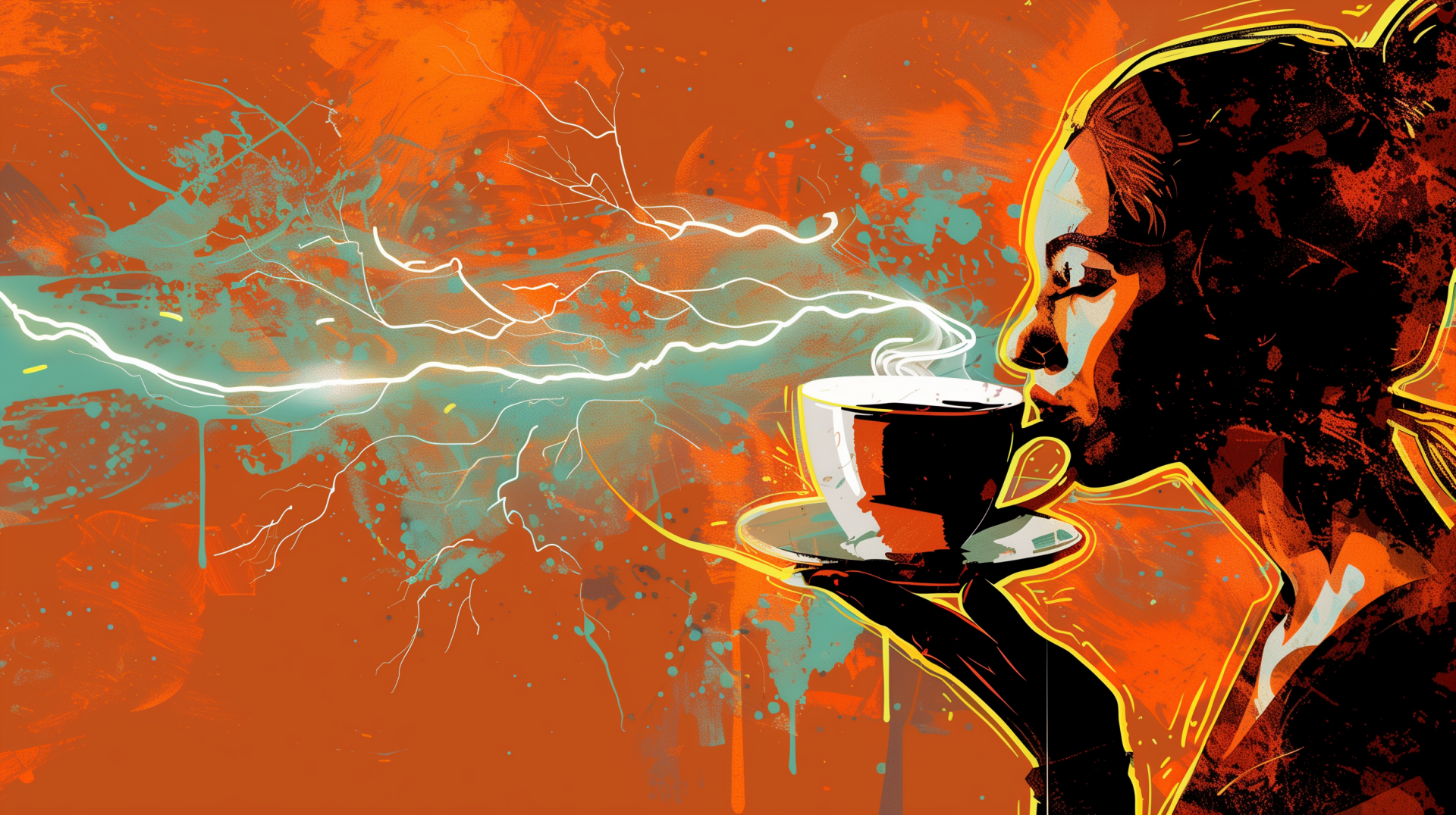 Electric Brew: Download Your Free HD Coffee Art Wallpaper by robokoboto ...