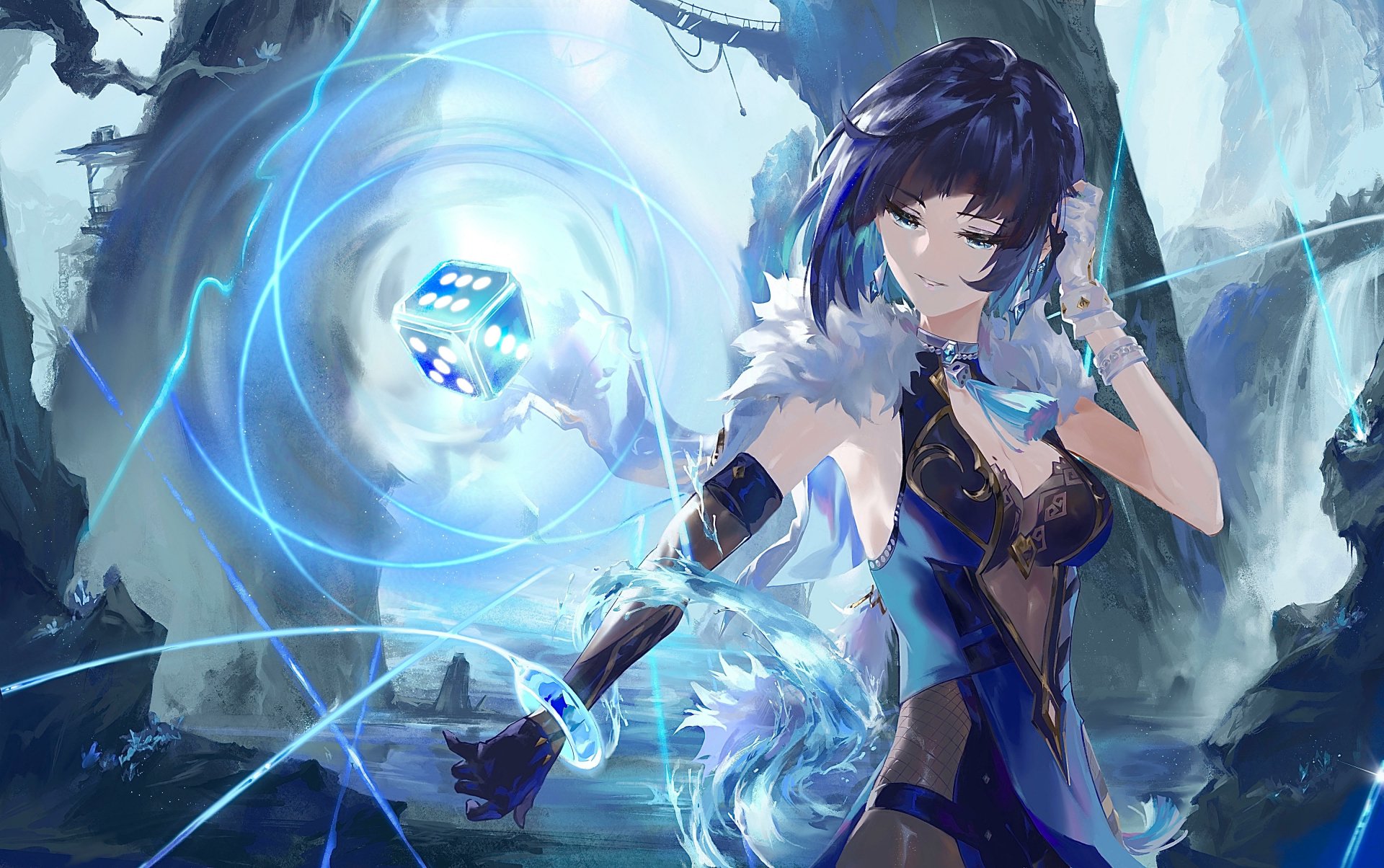 Download Yelan (Genshin Impact) Genshin Impact 4k Ultra HD Wallpaper by