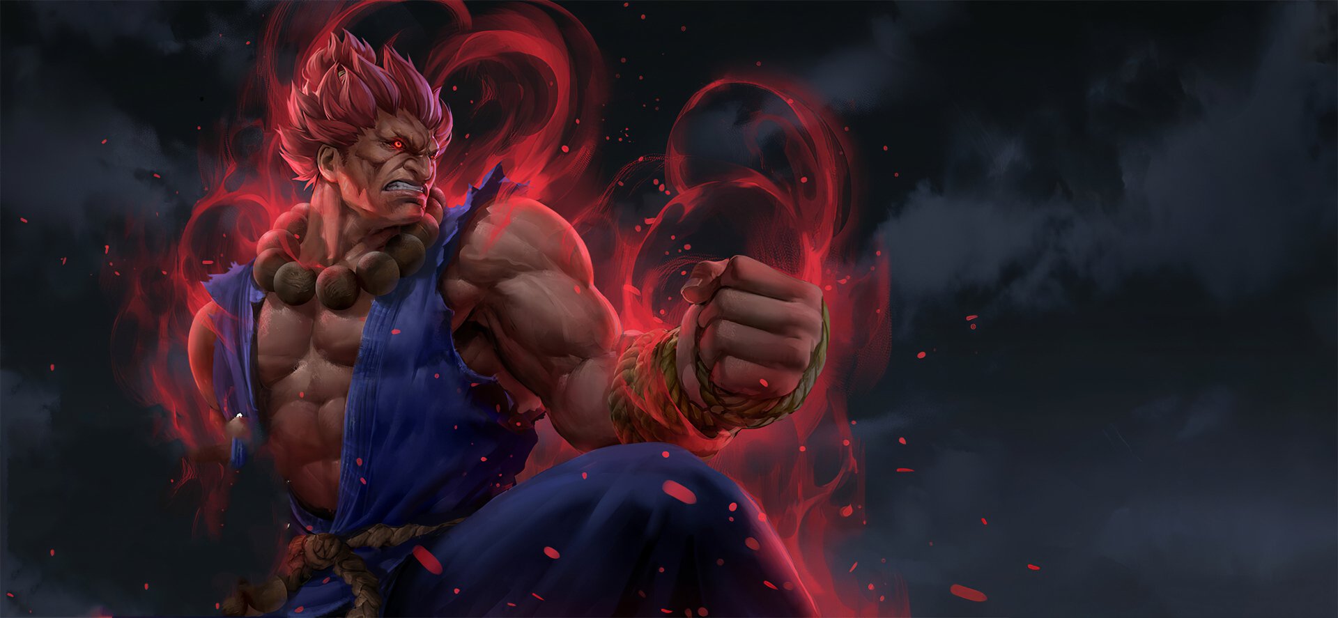 Akuma Street Fighter HD Wallpaper by Jeremy Chong