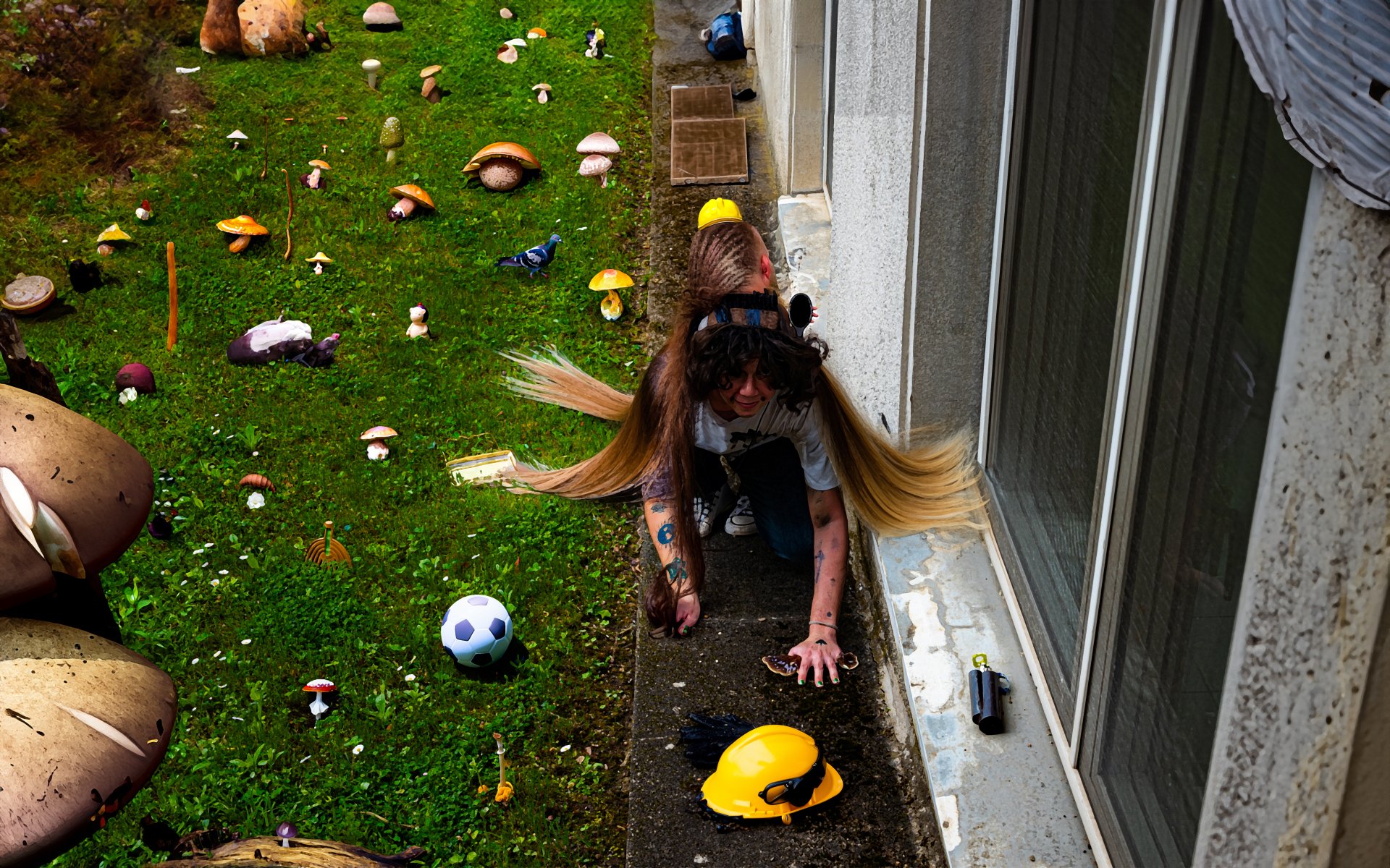 Aki Streeter From Metal Band Heimwerker Crawling Through the Holy Mushroom-Valley by craybandwallpapers69