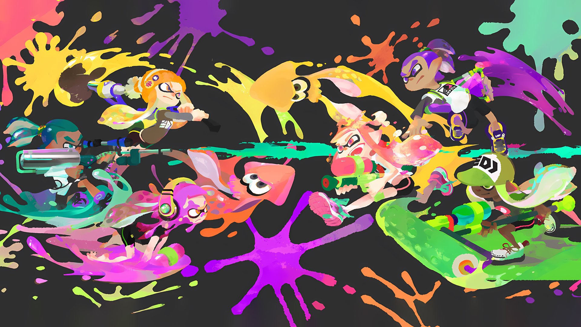 Download Splatoon 4k Ultra HD Wallpaper