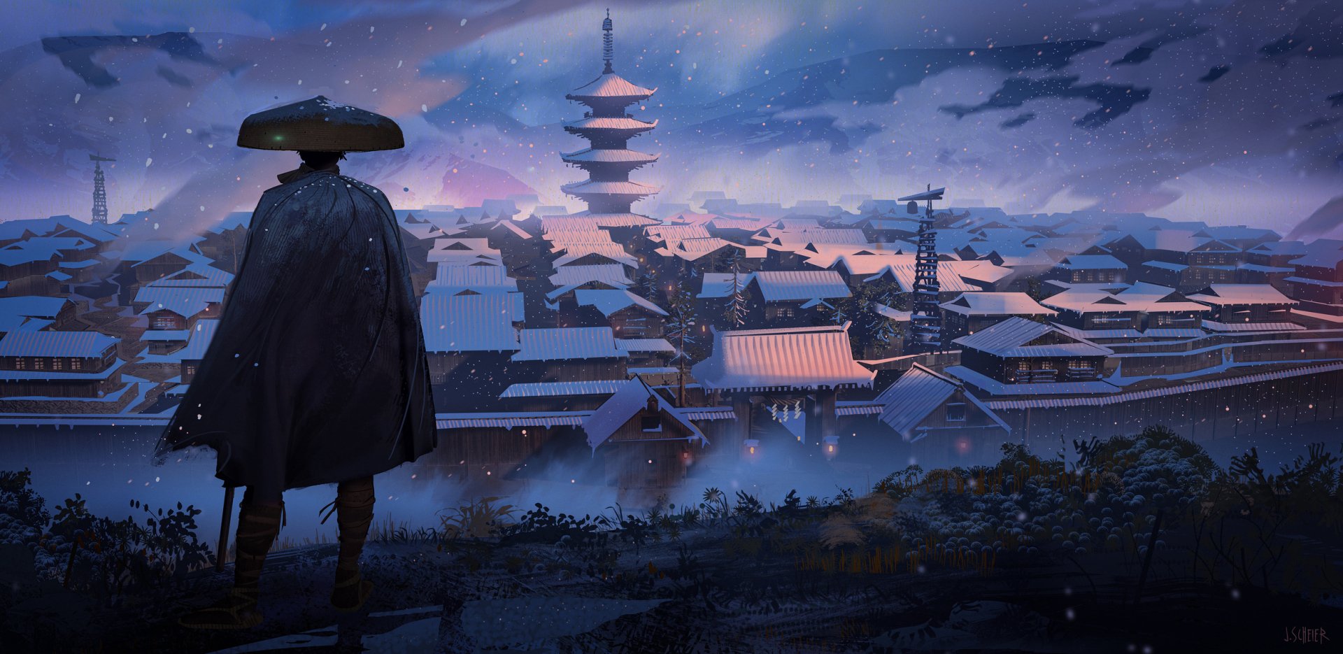 Blue-Eyed Samurai HD Wallpaper