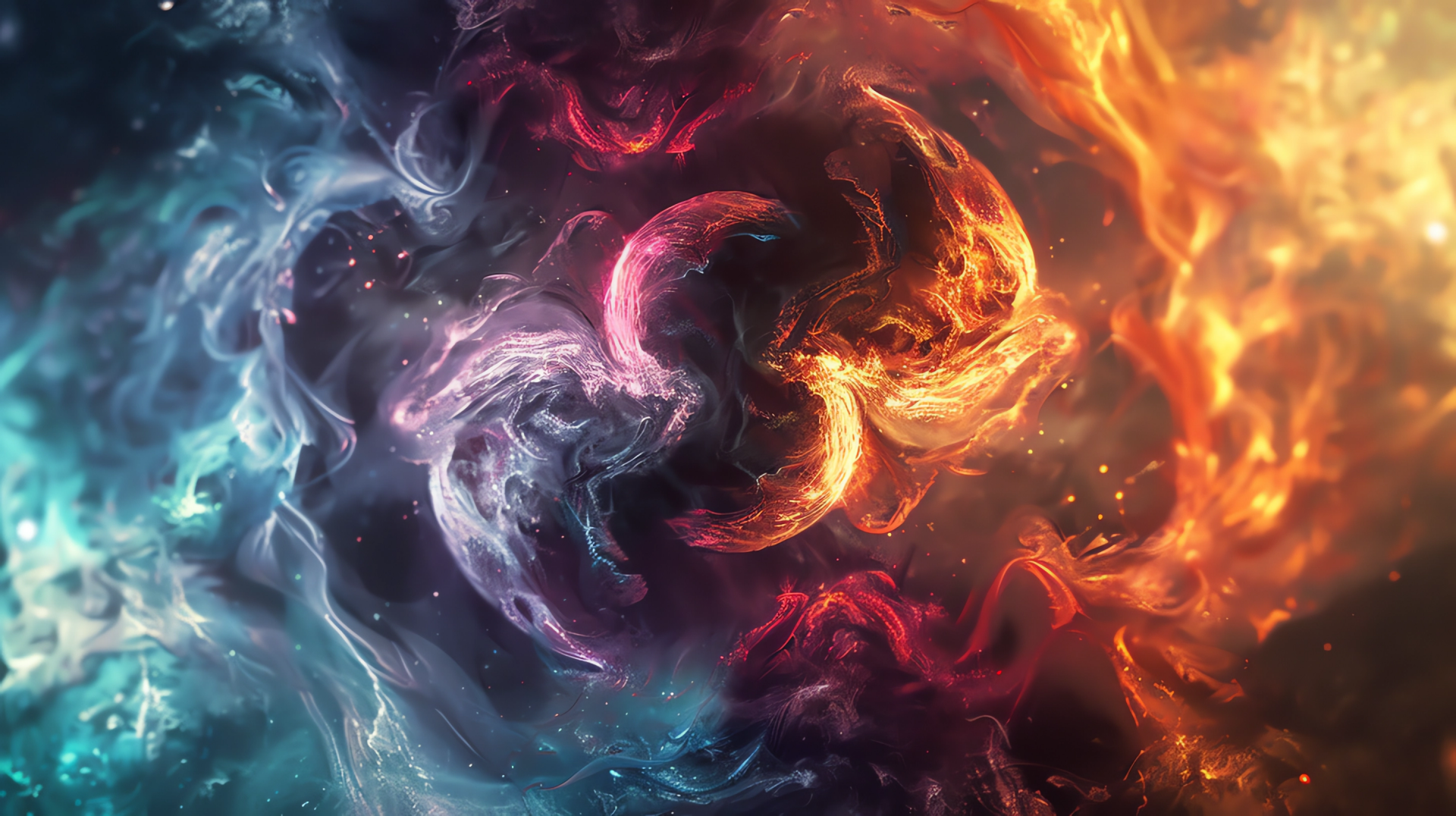 Download Spiritual Abstract HD Wallpaper by michaldunaj