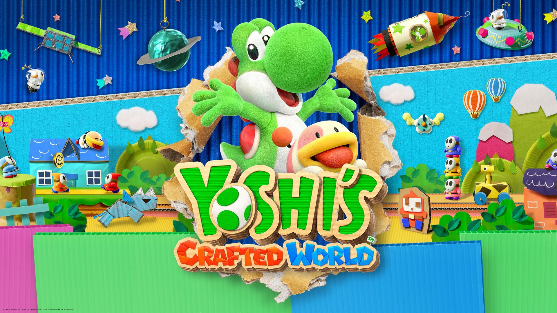 Download Yoshi's Crafted World 4k Ultra HD Wallpaper