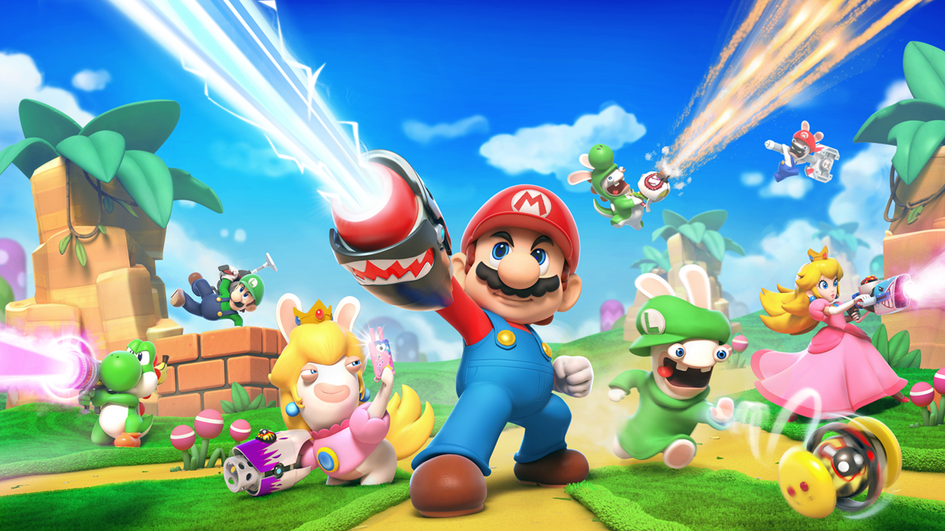 Download Mario + Rabbids Kingdom Battle 4k Ultra HD Wallpaper