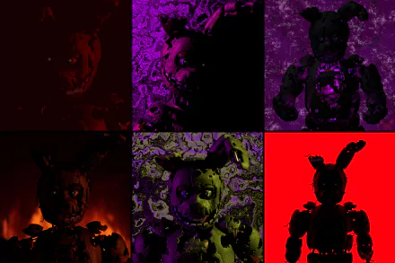 Springtrap (Five Nights at Freddy's) video game Five Nights at Freddy's 3 Five Nights at Freddy's HD Desktop Wallpaper | Background Image