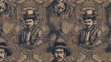  Desktop background of cowboy western men