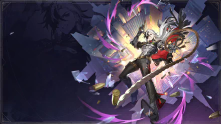 HD desktop wallpaper and background featuring a character from the video game Honkai: Star Rail, specifically Boothill (Honkai: Star Rail), with vibrant colors and dynamic action.