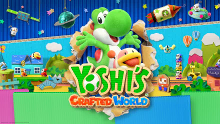 Yoshi's Crafted World HD Desktop Wallpaper | Background Image
