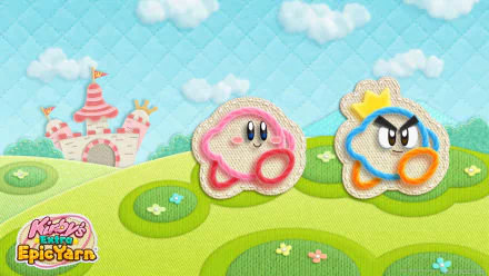 Kirby's Epic Yarn HD Desktop Wallpaper | Background Image