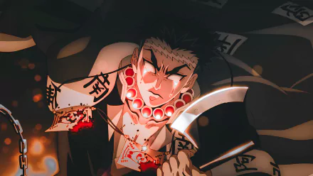  Demon Slayer: Hashira Training Arc | Gyoumei Attacking Muzan