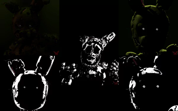 Springtrap (Five Nights at Freddy's) video game Five Nights at Freddy's 3 Five Nights at Freddy's HD Desktop Wallpaper | Background Image