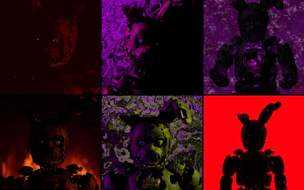 Springtrap (Five Nights at Freddy's) video game Five Nights at Freddy's 3 Five Nights at Freddy's HD Desktop Wallpaper | Background Image