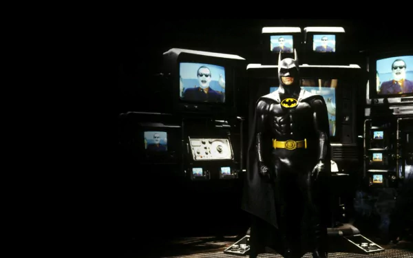 A striking HD desktop wallpaper featuring Batman in the background.