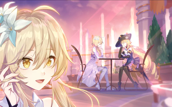 Lumine (Genshin Impact) Genshin Impact Navia (Genshin Impact) HD Desktop Wallpaper | Background Image