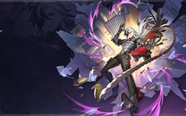 HD desktop wallpaper and background featuring a character from the video game Honkai: Star Rail, specifically Boothill (Honkai: Star Rail), with vibrant colors and dynamic action.