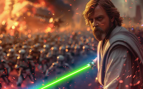 Luke Skywalker Star Wars fan art HD Desktop Wallpaper | Background Image