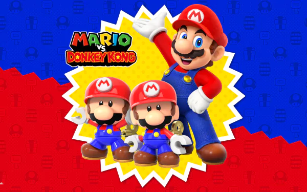 Mario vs. Donkey Kong HD Desktop Wallpaper | Background Image