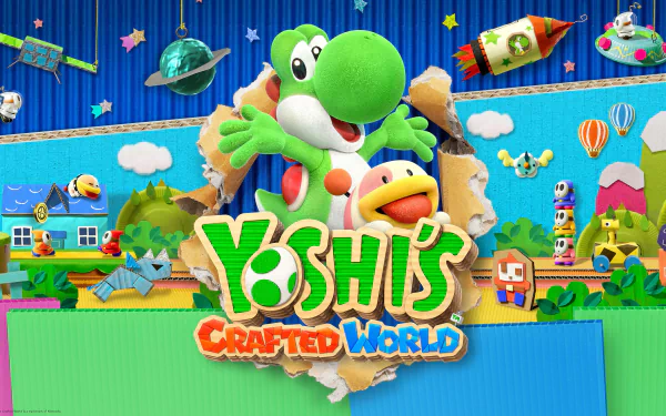 Yoshi's Crafted World HD Desktop Wallpaper | Background Image