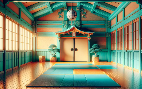 Serene Dojo in 4K Ultra HD - A Tranquil Escape by QuantumCurator