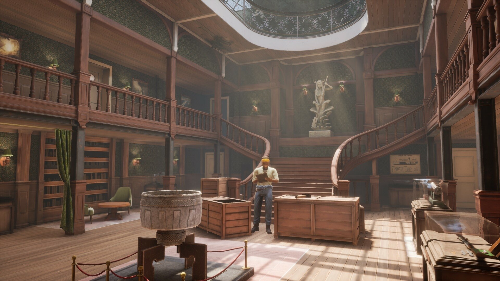 HD desktop wallpaper featuring artwork from the video game Thalassa: Edge of the Abyss, showcasing its immersive underwater themes and striking visuals.