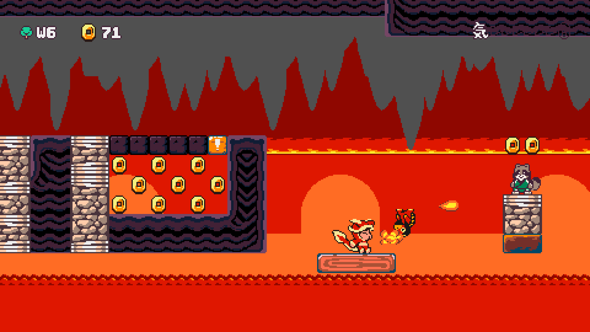 A vibrant HD desktop wallpaper featuring themes from the video game Kitsune Tails, showcasing vivid colors and intriguing designs that enhance your computer background.