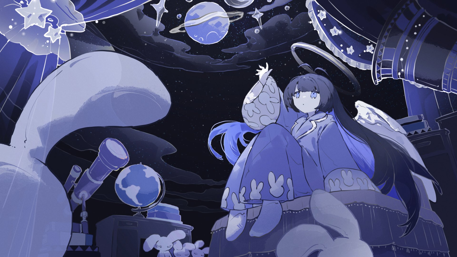 Download Planetarium Anime Angel Angel 4k Ultra HD Wallpaper by 薬屋