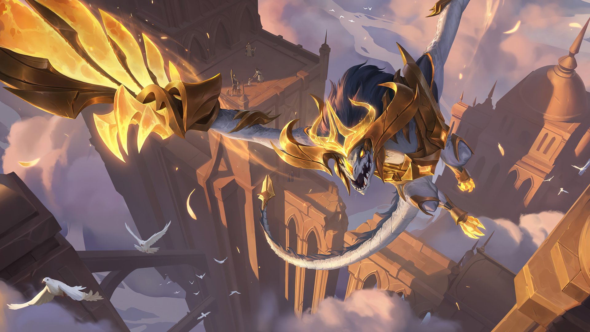 Shyvana: Majestic Dragon in Stunning 4K Ultra HD Wallpaper | 3840x2160 ...