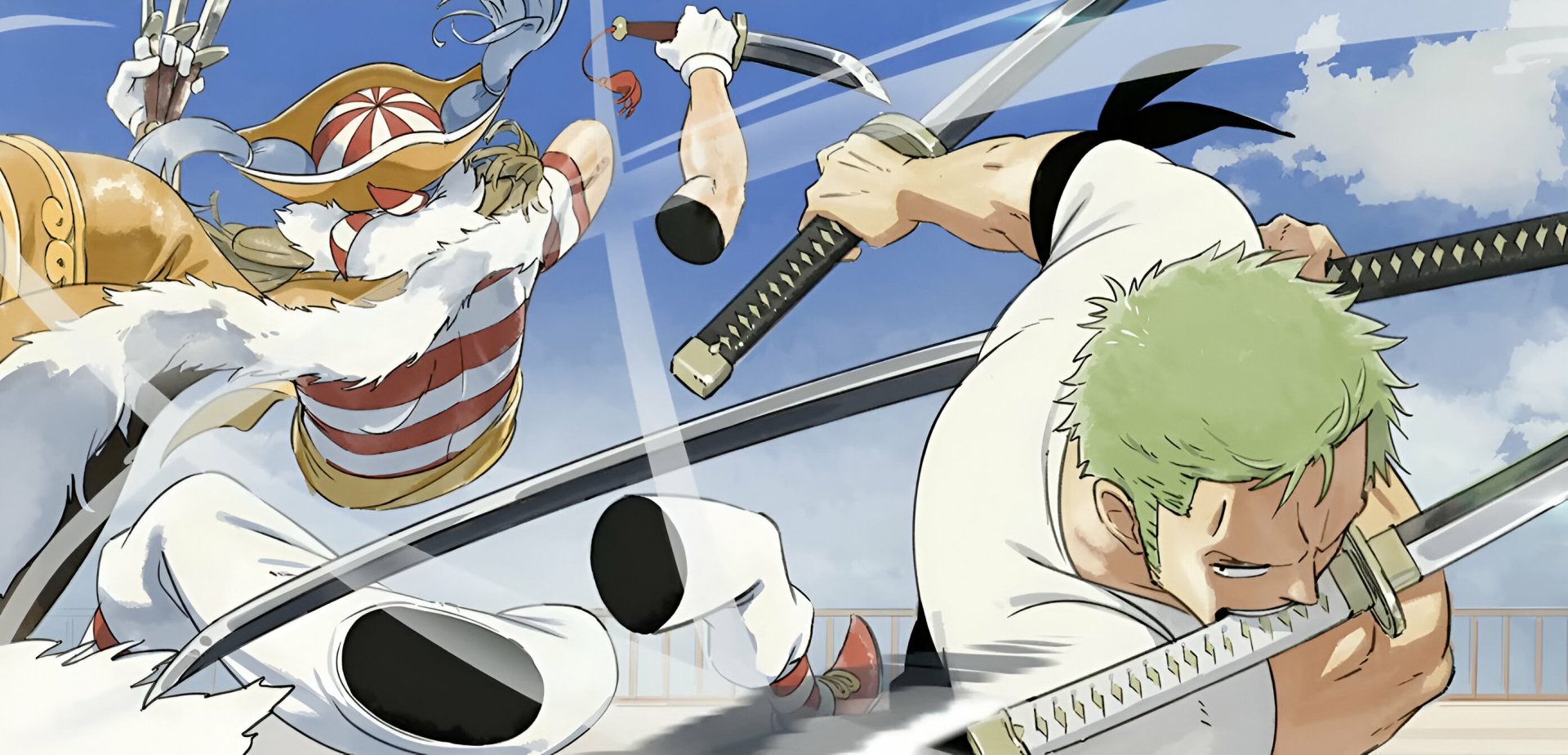 Download Anime The One Piece Buggy (One Piece) Roronoa Zoro One Piece HD Wallpaper