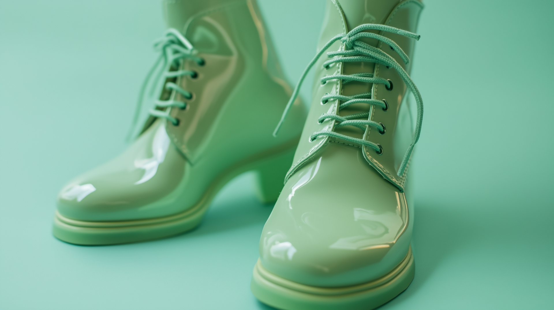 Pastel Green Aesthetic Shoe - HD Wallpaper by patrika