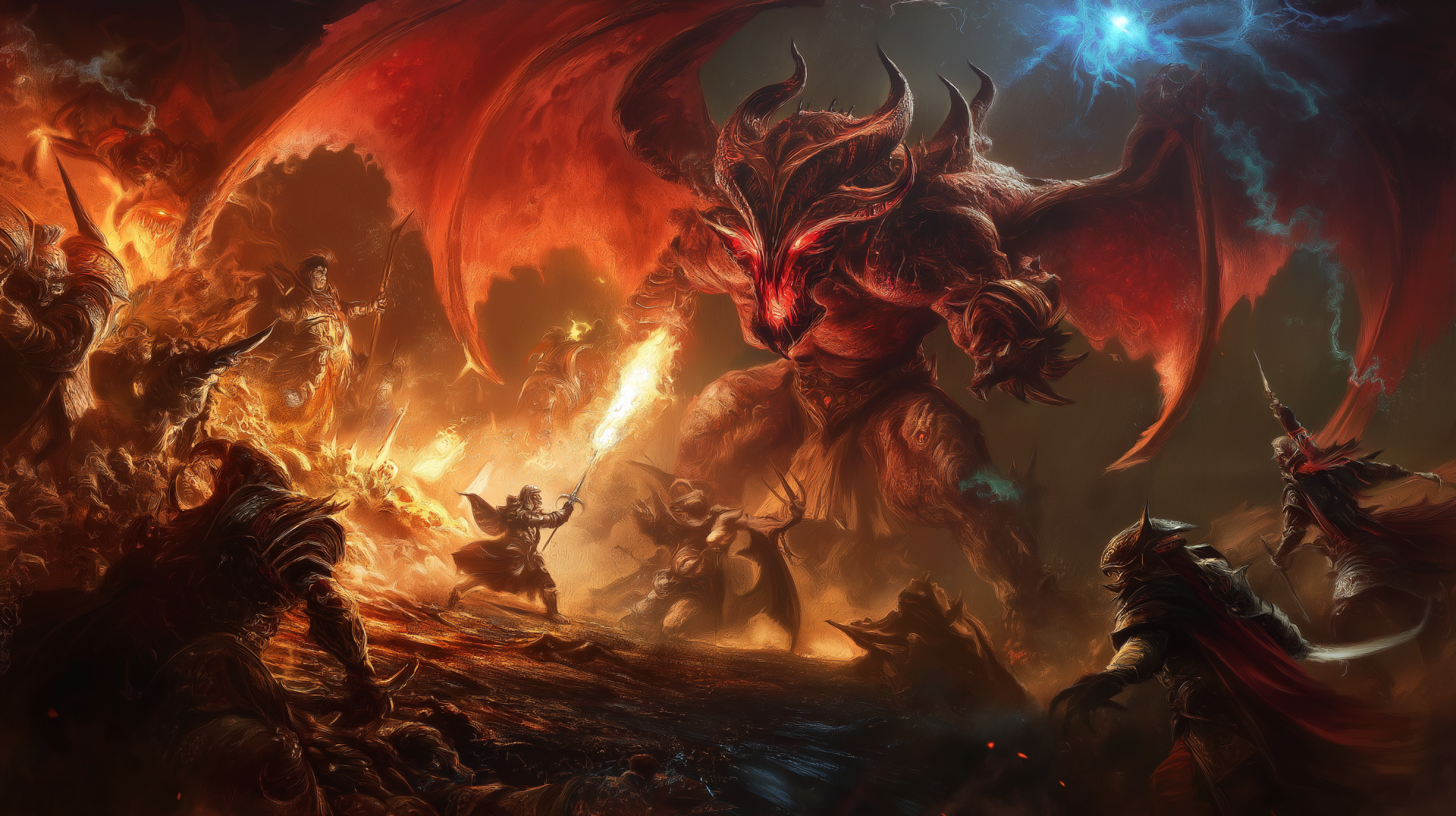Download Diablo Fan Art HD Wallpaper by michaldunaj