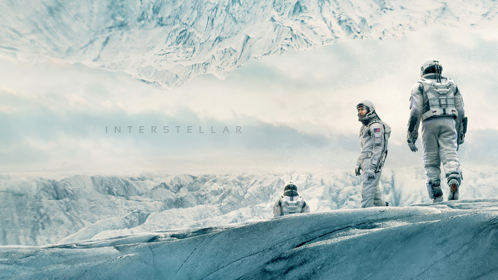 A stunning HD desktop wallpaper featuring an astronaut from the movie Interstellar, capturing the awe and vastness of space as part of an epic journey.